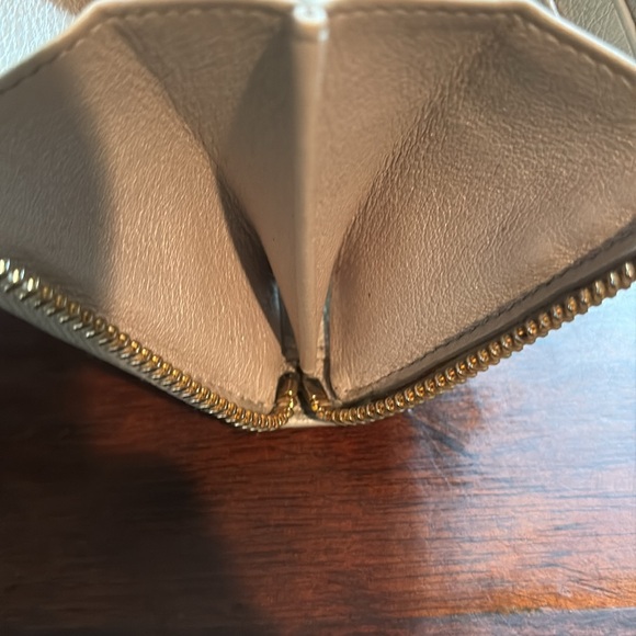 BVLGARI S.Bulgari Metallic Gold Leather Wallet - Picture 11 of 17